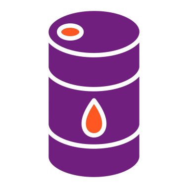 Gaz Vektörü Simgesi Tasarım İllüstrasyonu