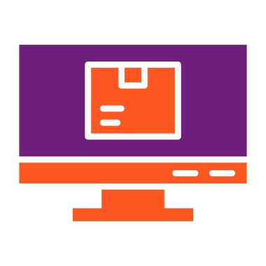 Bilgisayar Vektörü Simgesi Tasarım İllüstrasyonu