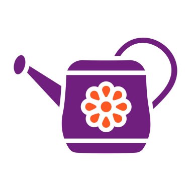 Sulama Kutusu Simgesi Tasarım İllüstrasyonu