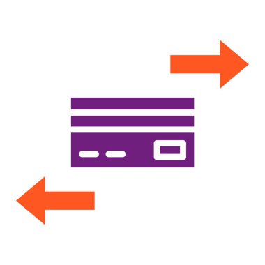 Aktarım Vektörü Simgesi Tasarım İllüstrasyonu