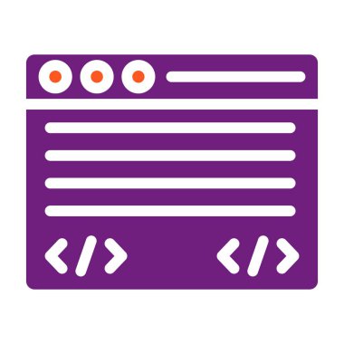 Komut satırı Vektör Simgesi Tasarım İllüstrasyonu