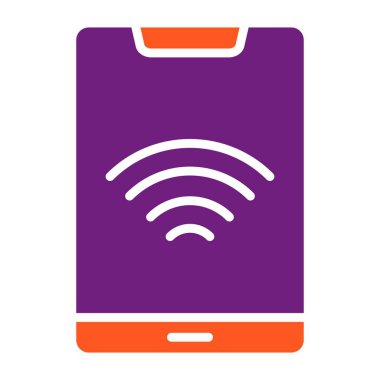 Tablet Vektör Simgesi Tasarım İllüstrasyonu