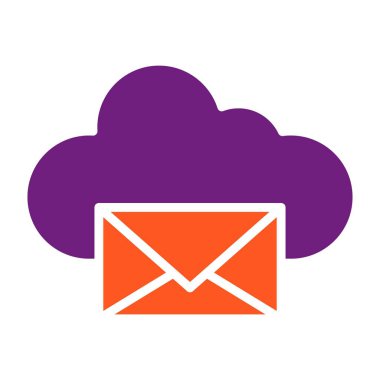 E- posta Vektör Simgesi Tasarım İllüstrasyonu