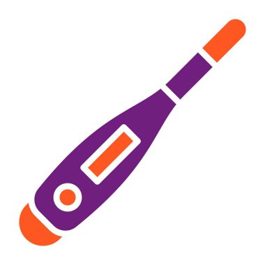 Termometre Vektör Simgesi Tasarım İllüstrasyonu