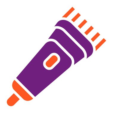 Saç kırpıcı Vektör Simgesi Tasarım İllüstrasyonu