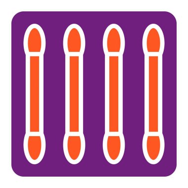 Pamuk tomurcukları Vektör Simgesi Tasarım İllüstrasyonu