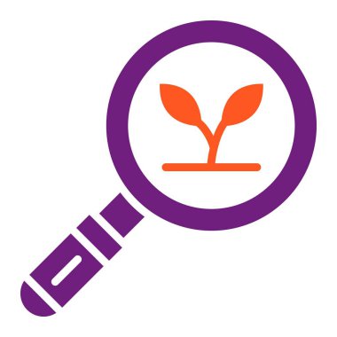 Eko Arama Vektörü Simgesi Tasarım İllüstrasyonu