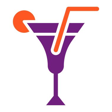 İçecekler Vektör Simgesi Tasarım İllüstrasyonu