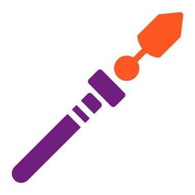 Lance Vektör Simgesi Tasarım İllüstrasyonu