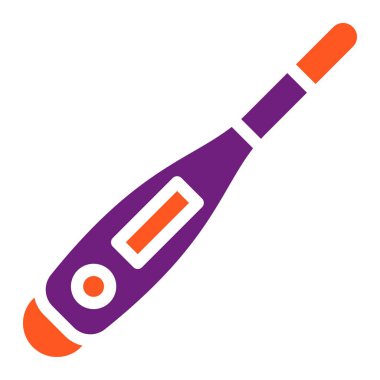 Termometre Vektör Simgesi Tasarım İllüstrasyonu