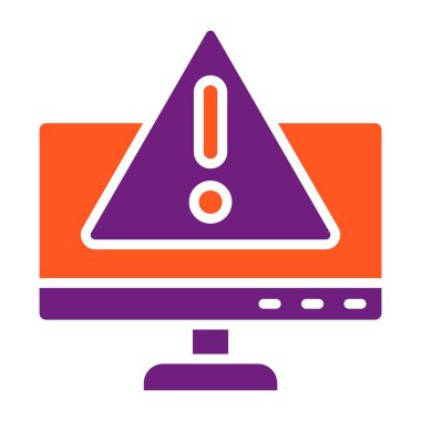 Dikkat Vektör Simgesi Tasarım İllüstrasyonu