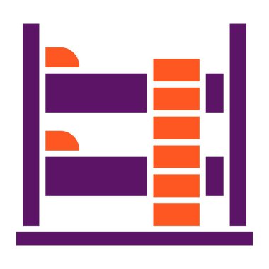 Berth Vektör Simgesi Tasarım İllüstrasyonu