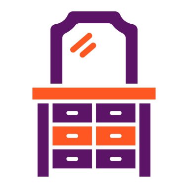 Giyinme Tablosu Vektörü Simgesi Tasarım İllüstrasyonu