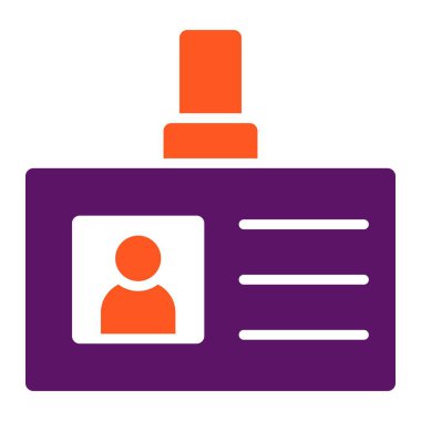 Tanımlama Vektörü Simgesi Tasarım İllüstrasyonu