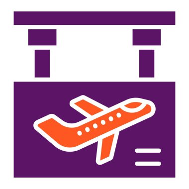 Biniş Kapısı Vektör Simgesi Tasarım İllüstrasyonu