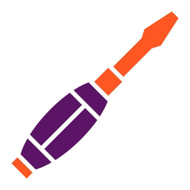 Tornavida Vektör Simgesi Tasarım İllüstrasyonu