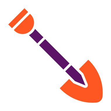 Kürek vektör ikonu tasarımı illüstrasyonu