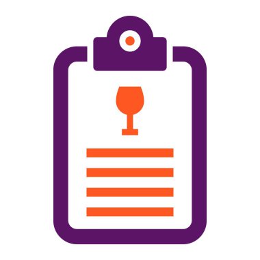 Liste Vektörü Simgesi Tasarım İllüstrasyonu