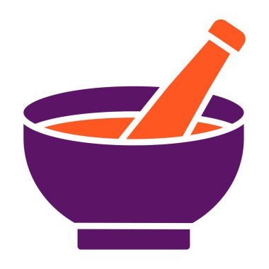 Havan Vektörü Simgesi Tasarım İllüstrasyonu