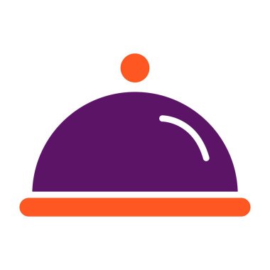 Cloche Vektör Simgesi Tasarım İllüstrasyonu