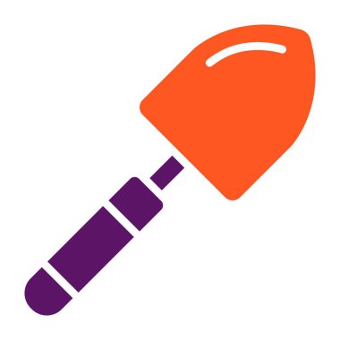 Trowel Vektör Simgesi Tasarım İllüstrasyonu