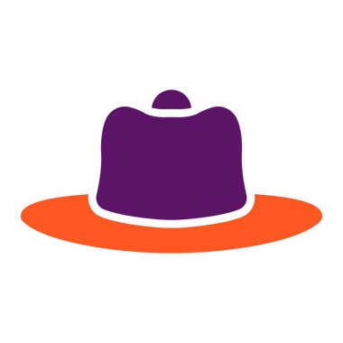 Şapka Vektörü Simgesi Tasarım İllüstrasyonu