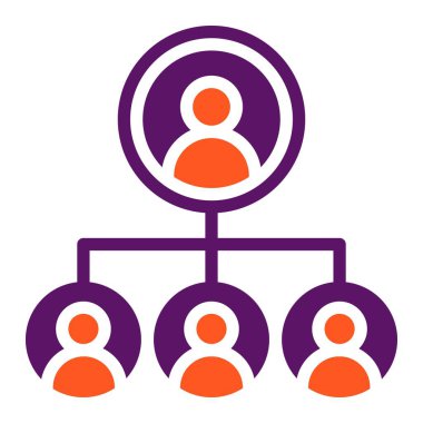 Çalışanlarla İlişki Vektörü Simge Tasarımı İllüstrasyonu