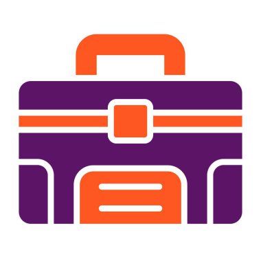 Çanta Vektör Simgesi Tasarım İllüstrasyonu