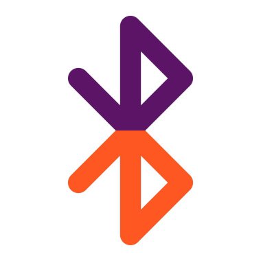 Bluetooth Vektör Simgesi Tasarım İllüstrasyonu