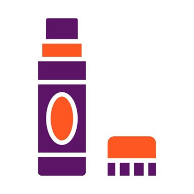 Yapıştırıcı Vektörü Simgesi Tasarım İllüstrasyonu