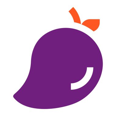 Mango Vektör Simgesi Tasarım İllüstrasyonu