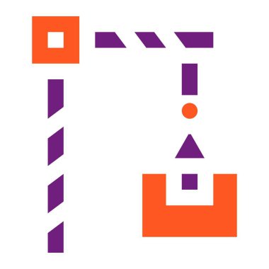 Taşıyıcı Taşıyıcı Vektör Simgesi Tasarım İllüstrasyonu