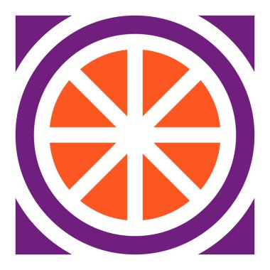 Pizza Kutusu Vektör Simgesi Tasarım İllüstrasyonu