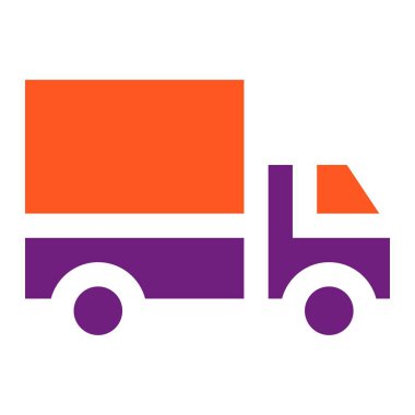 Kamyon Vektörü simgesi tasarımı illüstrasyonu