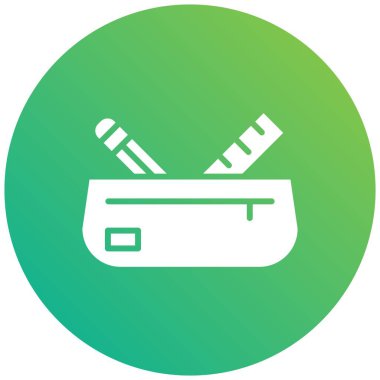 Kalem Davası Vektör Simgesi Tasarım İllüstrasyonu