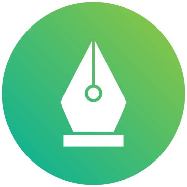 Nib Vektör Simgesi Tasarım İllüstrasyonu