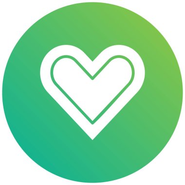 Aşk Vektörü Simgesi Tasarım İllüstrasyonu