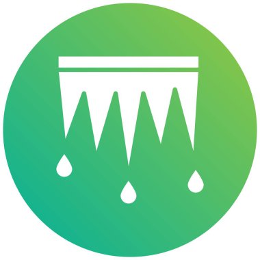 Icicle Vektör Simgesi Tasarım İllüstrasyonu