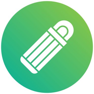 Uyku Torbası Vektör Simgesi Tasarım İllüstrasyonu