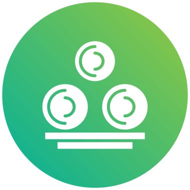 Saman Vektörü Simgesi Tasarım İllüstrasyonu