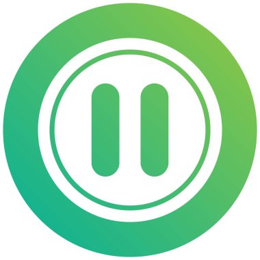 Vektör Simgesi Tasarım Resmini Duraklat