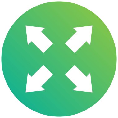 Vektör Simgesi Tasarım Resmini Genişlet