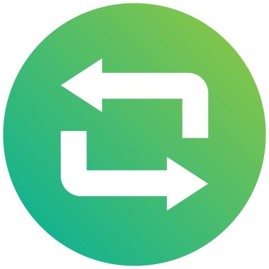 Vektör Simgesi Tasarım İllüstrasyonunu Tekrarla