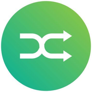 Karıştır Vektör Simgesi Tasarım İllüstrasyonu