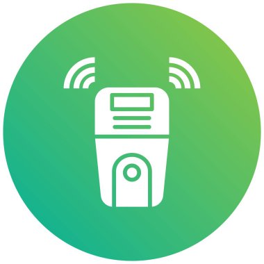 Hava arındırıcı Vektör Simgesi Tasarım İllüstrasyonu