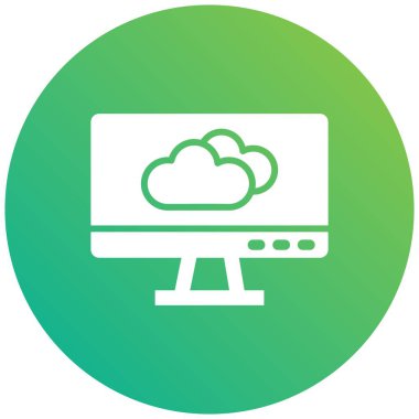 Tahmin Vektörü Simgesi Tasarım İllüstrasyonu