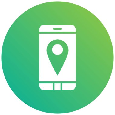 GPS mobil Vektör Simgesi Tasarım ResmiComment