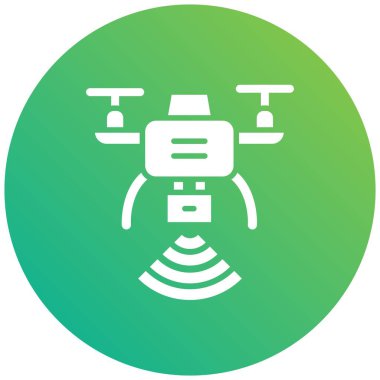 Drone Vektör Simgesi Tasarım İllüstrasyonu