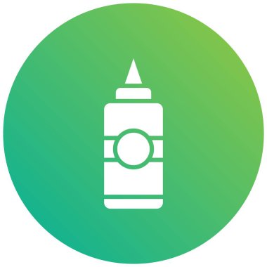 Ketçap Vektör Simgesi Tasarım İllüstrasyonu