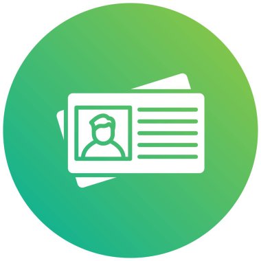 Kartvizit Vektör Simgesi Tasarım Çizimi